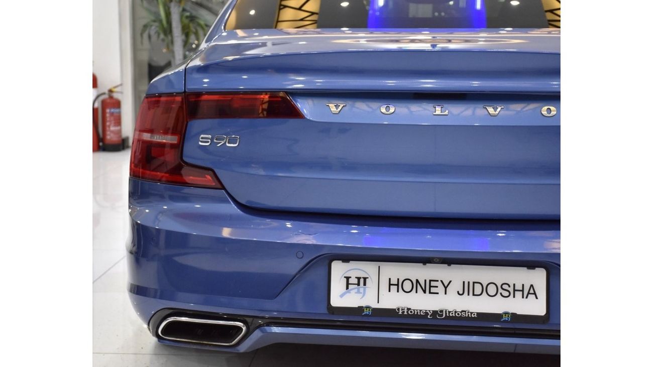 Volvo S90 EXCELLENT DEAL for our Volvo S90 T6 R- Design AWD ( 2018 Model ) in Blue Color GCC Specs