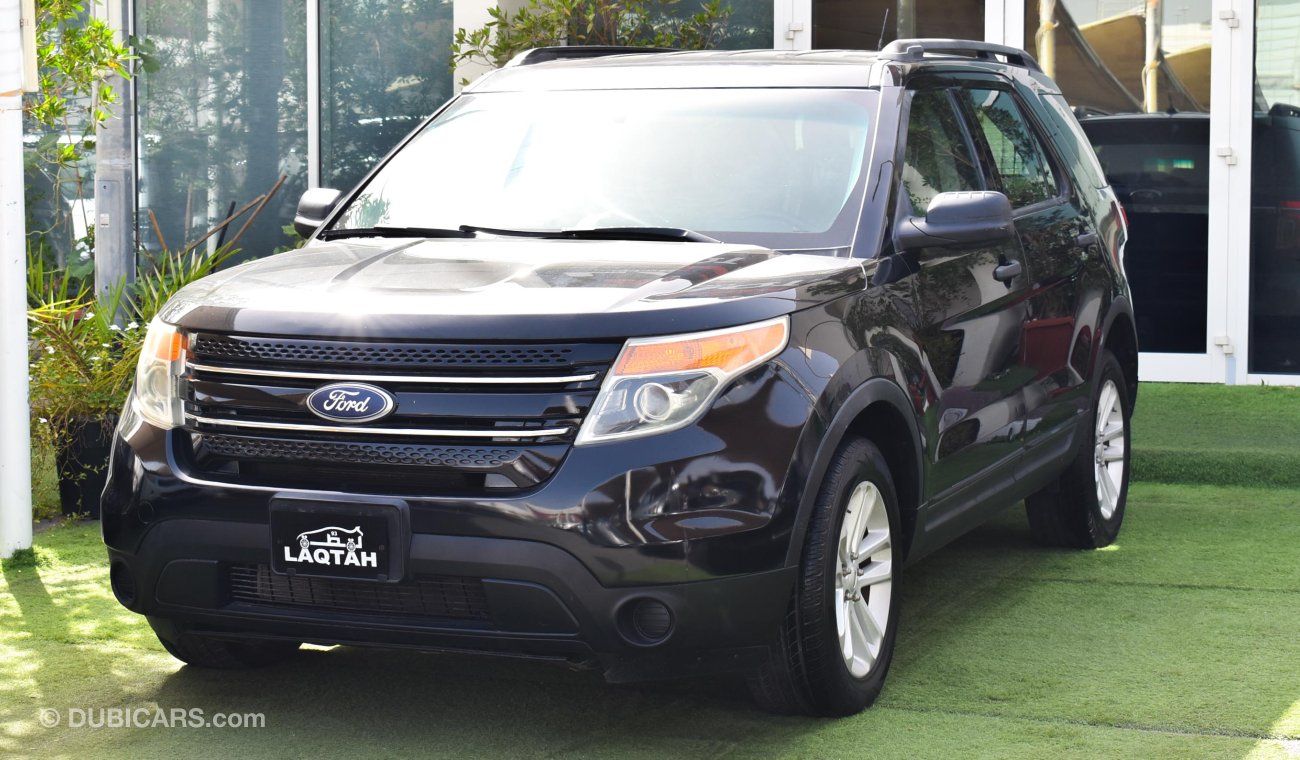 Ford Explorer Gulf paint agency, 2014 model, cruise control, wheels in excellent condition