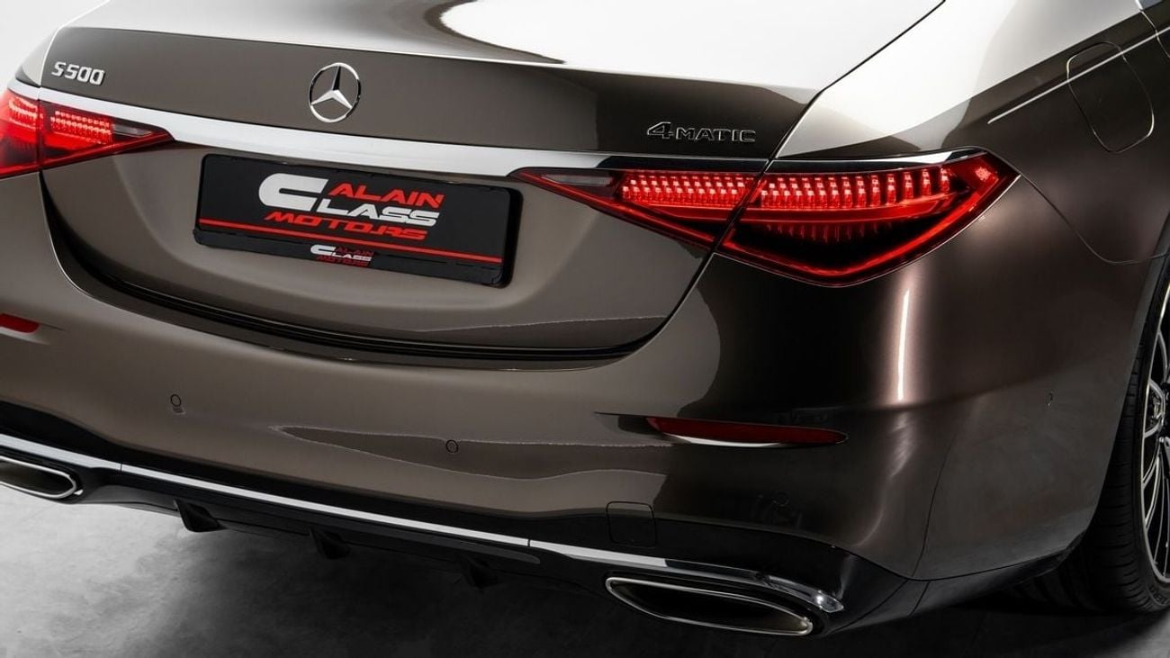 Mercedes-Benz S 500 4MATIC - 2025 - GCC Specs - Under Warranty and Service Contract