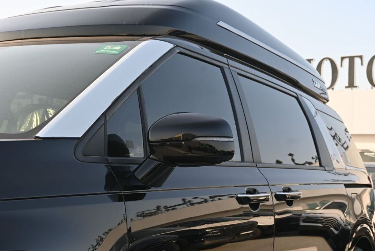 كيا كارنيفال Kia Carnival 3.5L V6, Petrol, Hi-Roof Limousine, Model 2023, Color Black