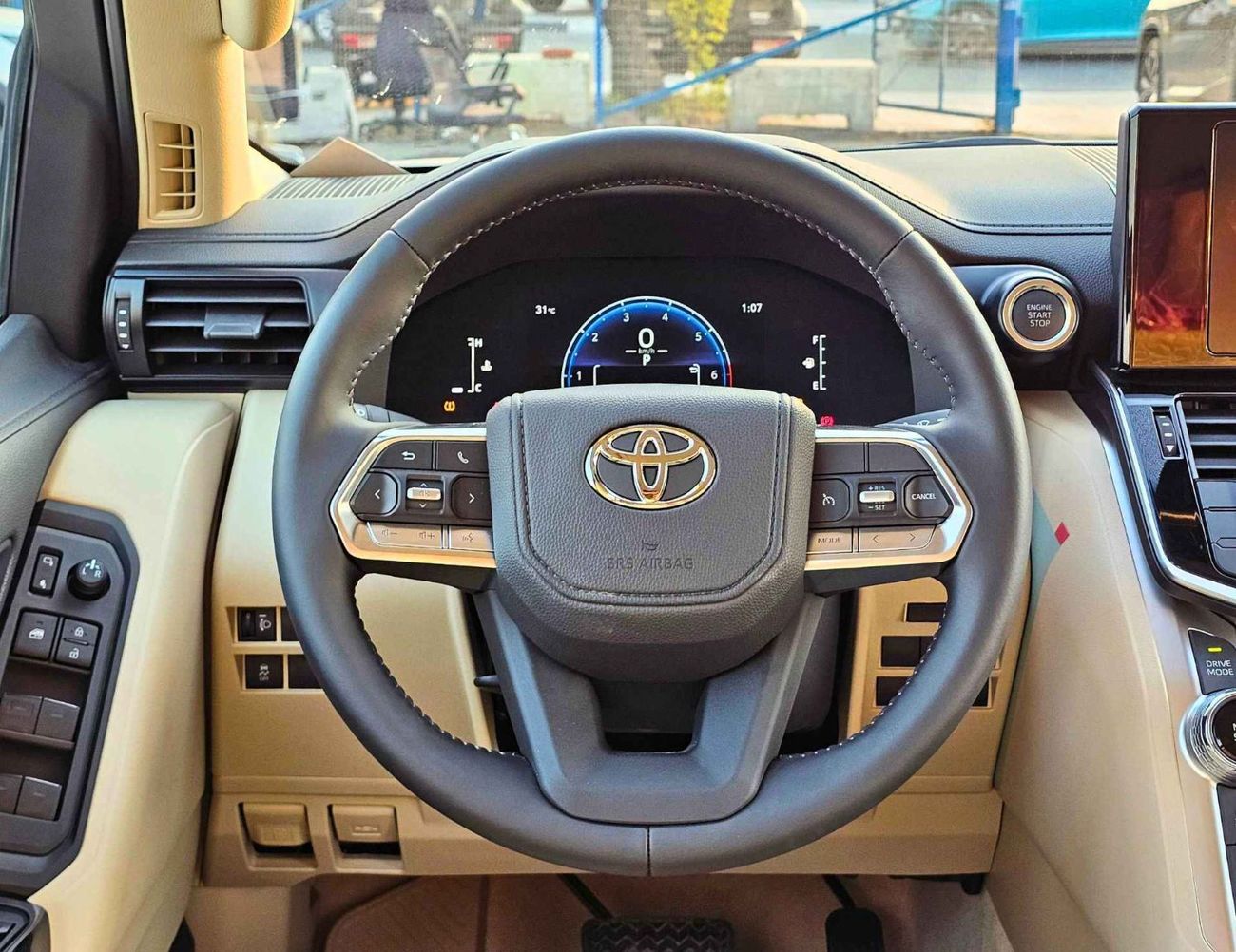 تويوتا لاند كروزر GXR TWIN TURBO / 3.5L V6 PETROL / DRIVER PWR SEAT / COOL BOX  (CODE # GXR-G)