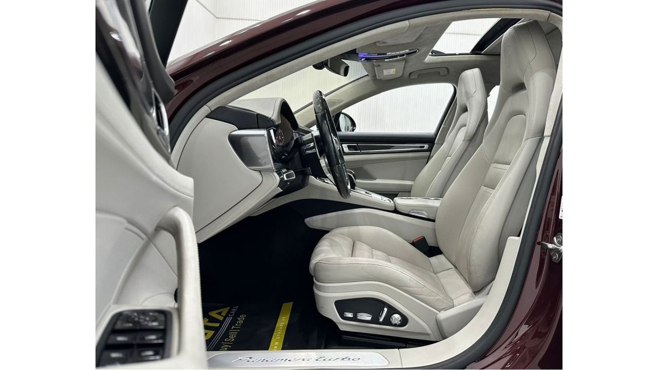 Porsche Panamera 2018 Porsche Panamera Turbo, Nov 2024 Porsche Warranty, Full Options, Low Kms, GCC