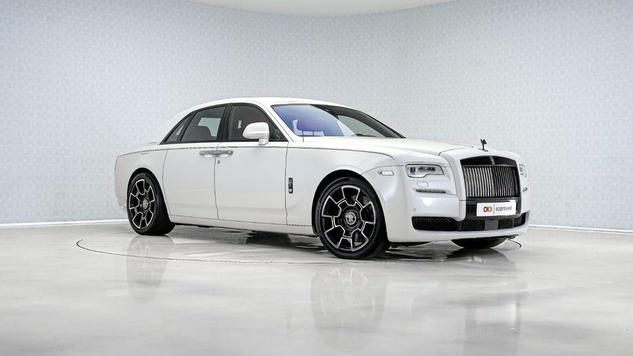 Rolls Royce Ghost SWB Black Badge 6.6L UAE's Very Best Example | 2 Years Free Servicing