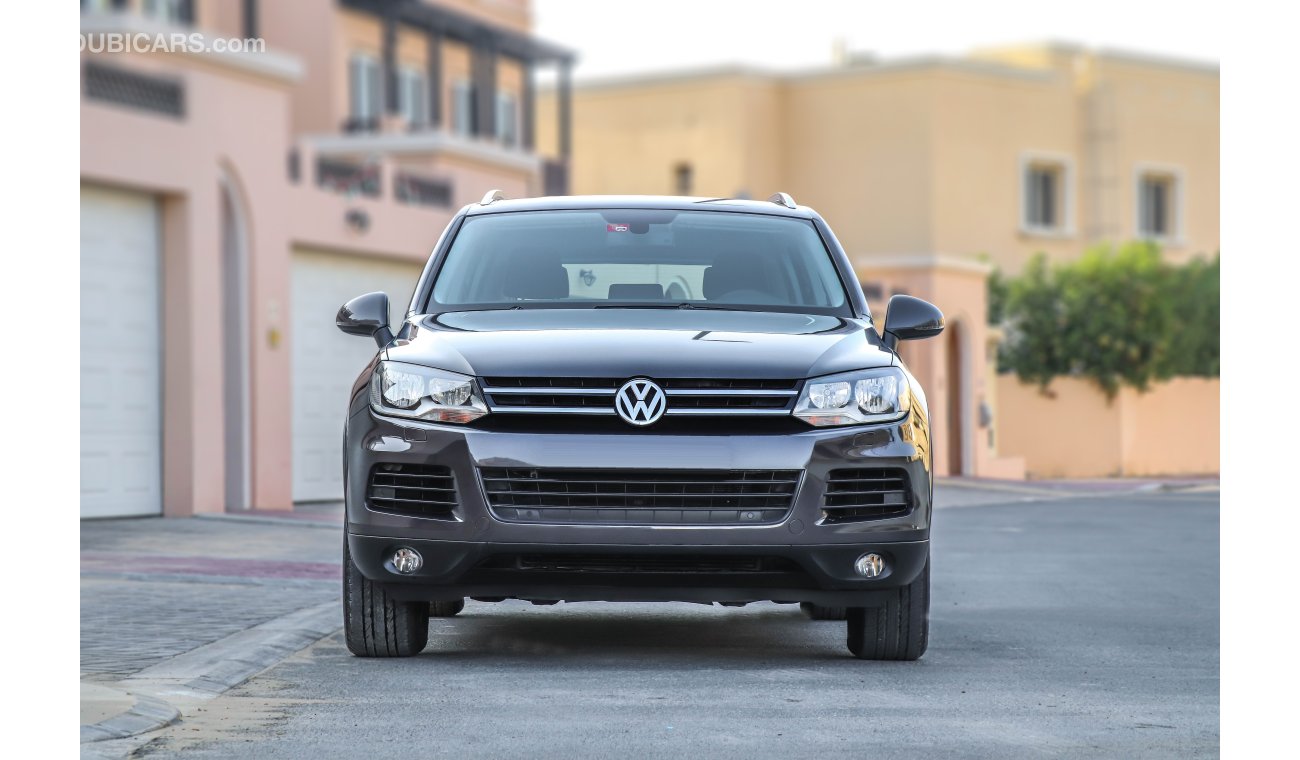 Volkswagen Touareg V6 Lowest Mileage AED 1134 P.M with 0% Down Payment