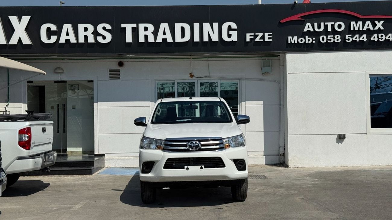 تويوتا هيلوكس هايلكس كابينة واحدة 2.7 لتر بنزين M/T 2024 أبيض