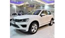 Volkswagen Touareg AED 1,507 Per Month / 0% D.P | Volkswagen Touareg 2016 Model!! in White Color! GCC Specs