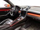 Porsche 718 Cayman S 2.5L A/T 2018 Porsche Cayman S, Porsche Warranty, Full Service History, Lava Orange, Low KMs, GCC