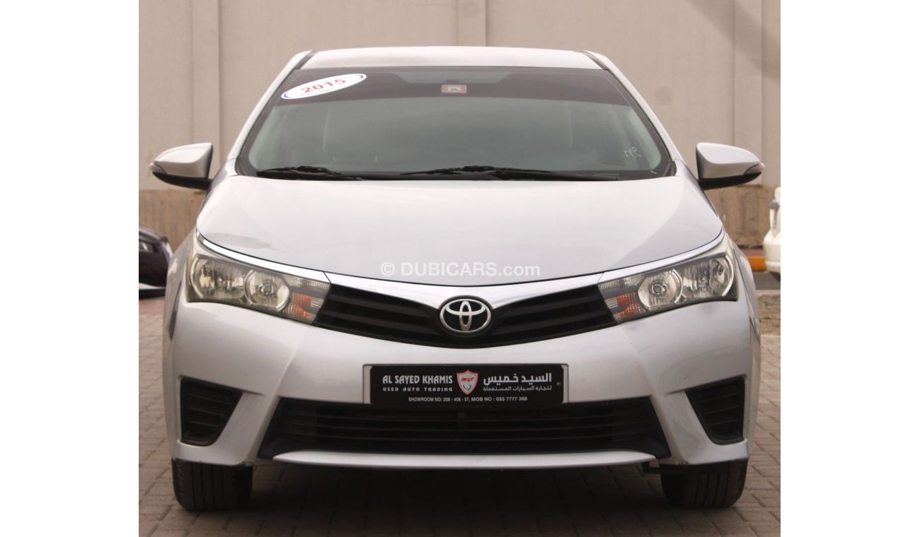 Toyota Corolla GLI Mid Toyota Corolla 2015 GCC, in excellent condition