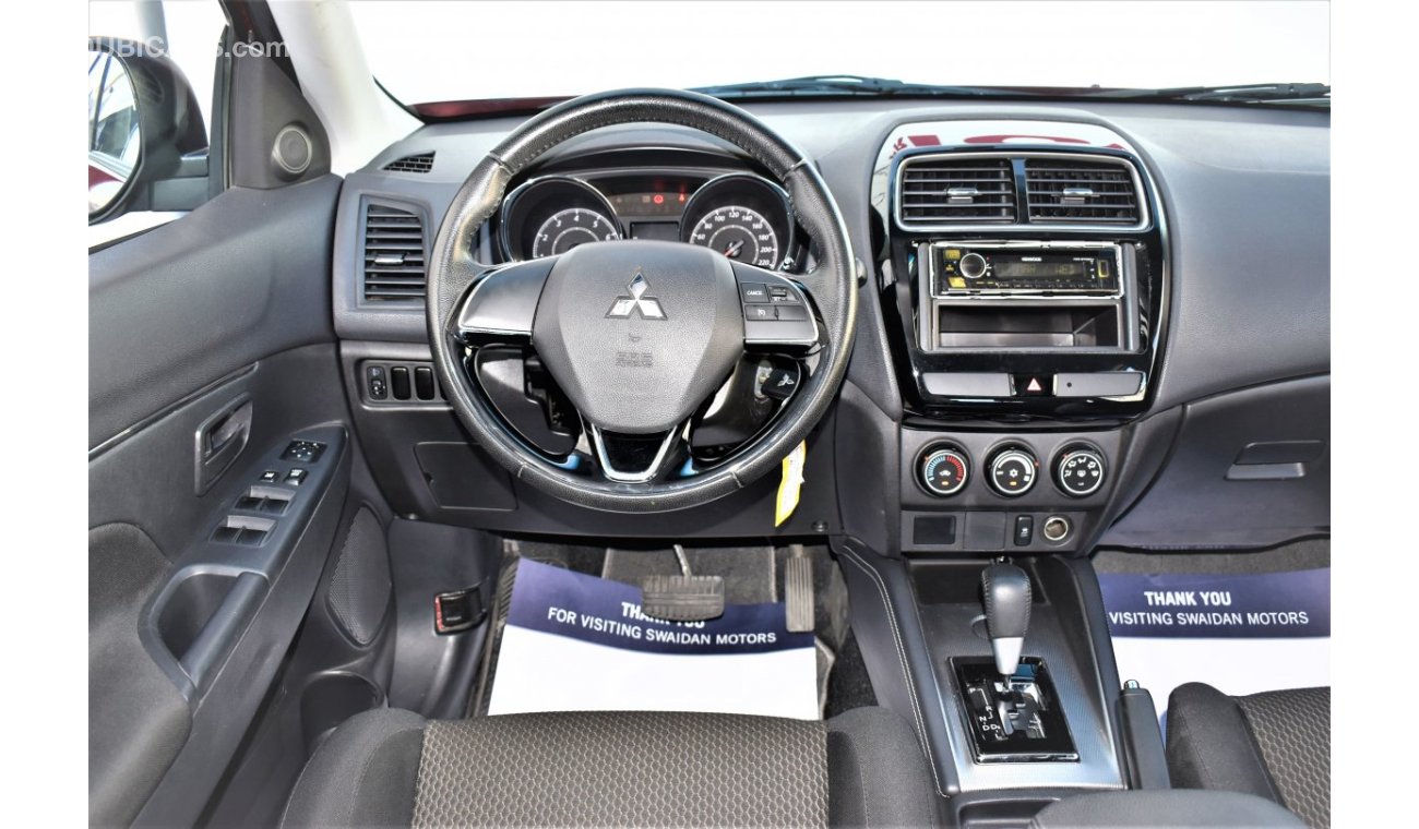 Mitsubishi ASX AED 959 PM | 2.0L GLS 2WD GCC WARRANTY