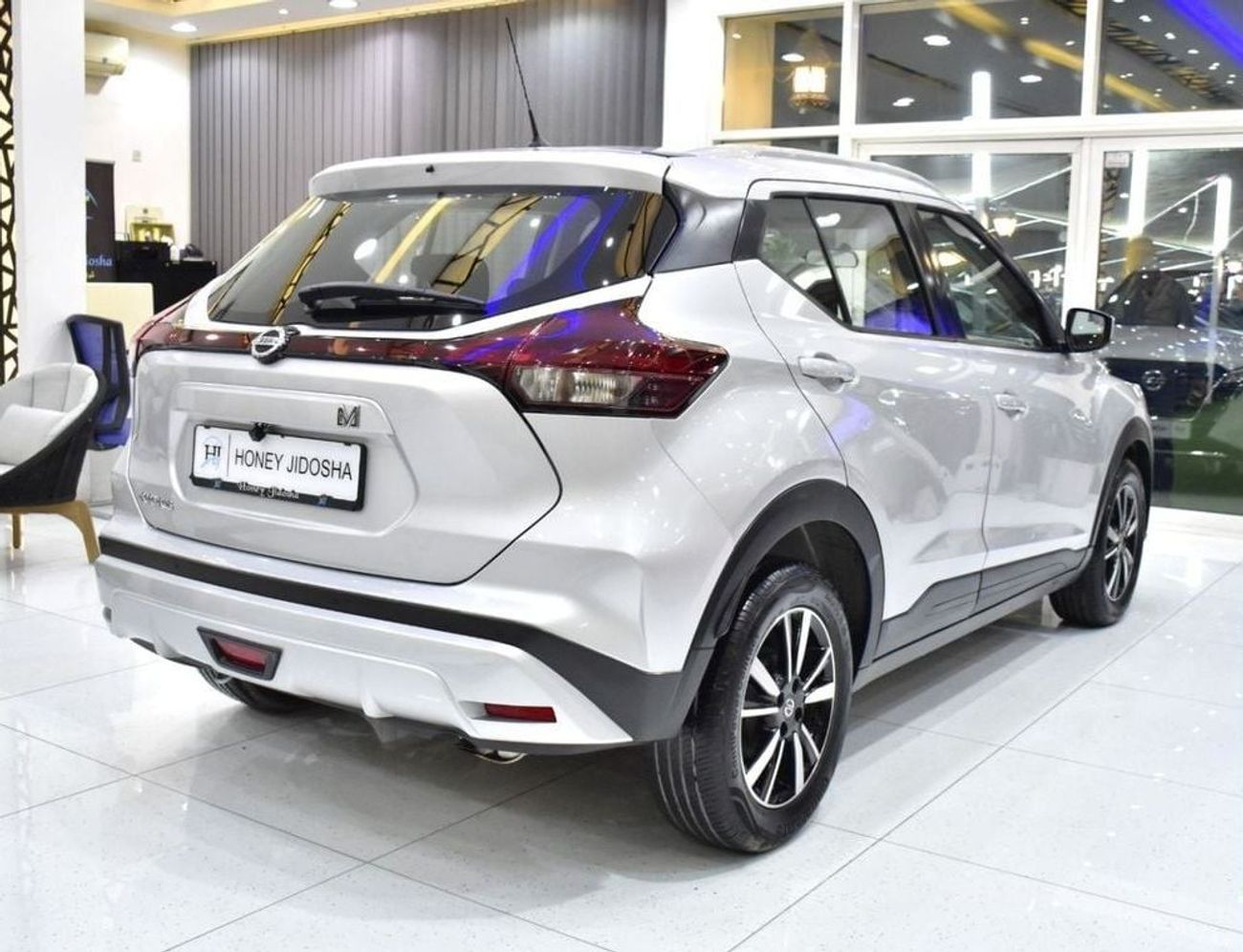 Nissan Kicks EXCELLENT DEAL for our Nissan Kicks ( 2022 Model ) in Silver Color GCC Specs