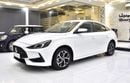 MG GT COMFORT EXCELLENT DEAL for our MG GT ( 2023 Model ) in White Color GCC Specs