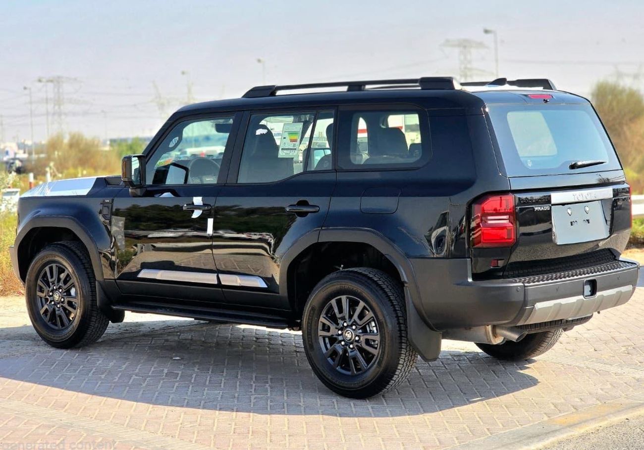 تويوتا برادو Toyota prado / black / GCC / Full / 270 HP