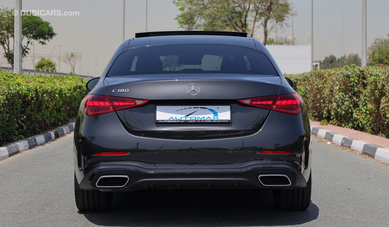 Mercedes-Benz C 180 “Baby S-Class” , GCC , 2022 , Night Package , 0Km , W/3 Yrs or 100K Km WNTY