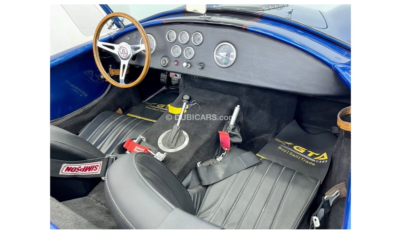 شلبي كوبرا 1965 Shelby Cobra Replica, 5.0L V8, Mk4 Roadster, Very Low KMs.