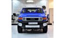 Toyota FJ Cruiser ORIGINAL PAINT ( صبغ وكاله ) Toyota FJ Cruiser 2008 Model!! in Blue Color! GCC Specs