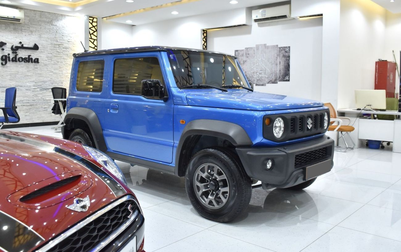 Suzuki Jimny EXCELLENT DEAL for our Suzuki Jimny ( 2023 Model ) in Blue Color GCC Specs