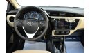 Toyota Corolla 1.6L SE 2018 GCC SPECS WITH DEALER WARRANTY