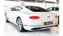 Bentley Continental GT FIRST EDITION W12 | 2019 | GCC | WARRANTY