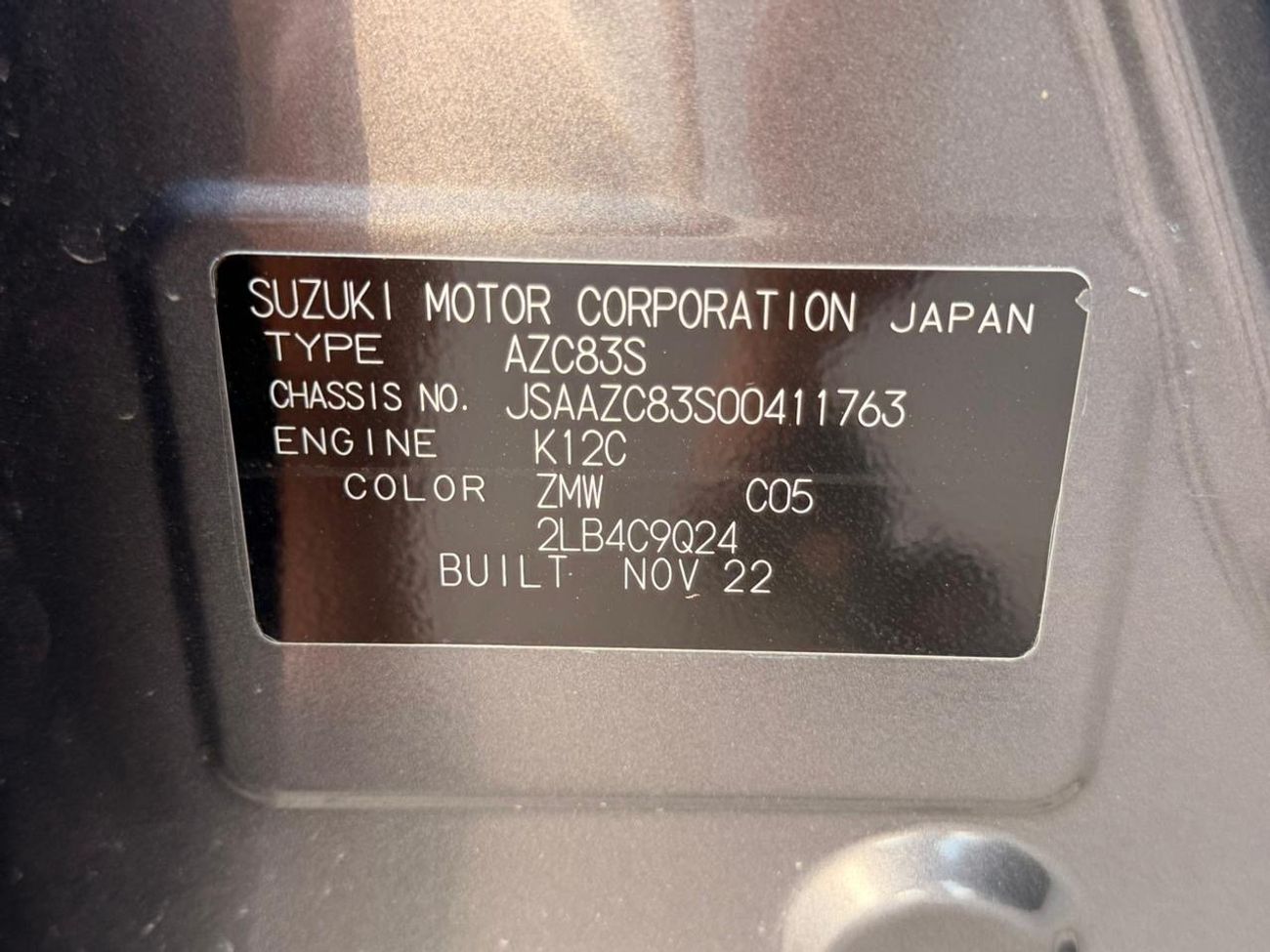 سوزوكي سويفت As series export from Australia