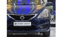 Nissan Tiida EXCELLENT DEAL for our Nissan Tiida 1.8 SV ( 2016 Model ) in Blue Color GCC Specs