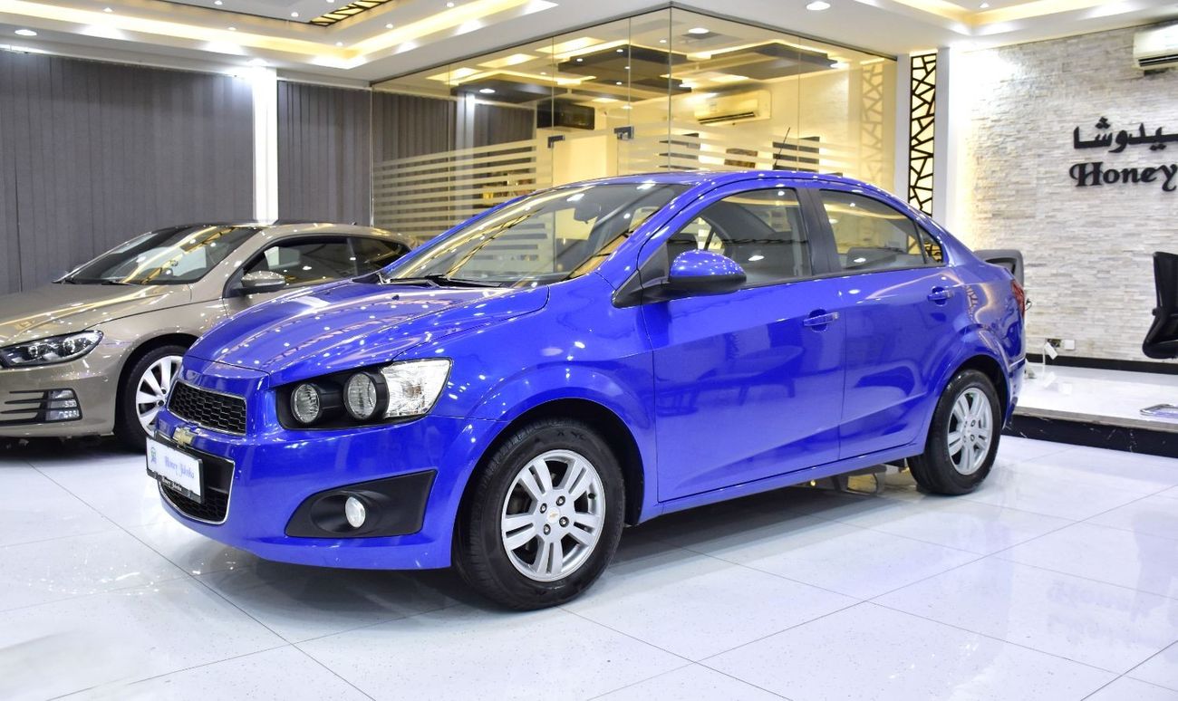 Chevrolet Sonic EXCELLENT DEAL for our Chevrolet Sonic ( 2012 Model ) in Blue Color GCC Specs