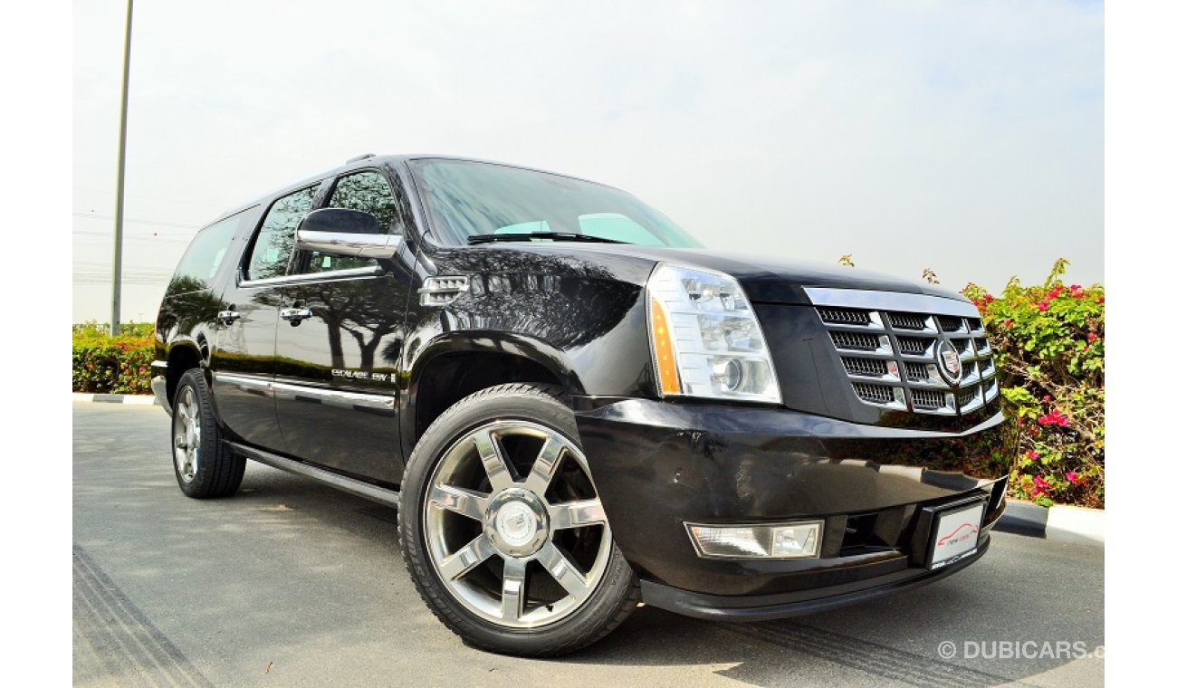 Cadillac Escalade ESV - ZERO DOWN PAYMENT - 1,870 AED/MONTHLY FOR 24 MONTHS ONLY