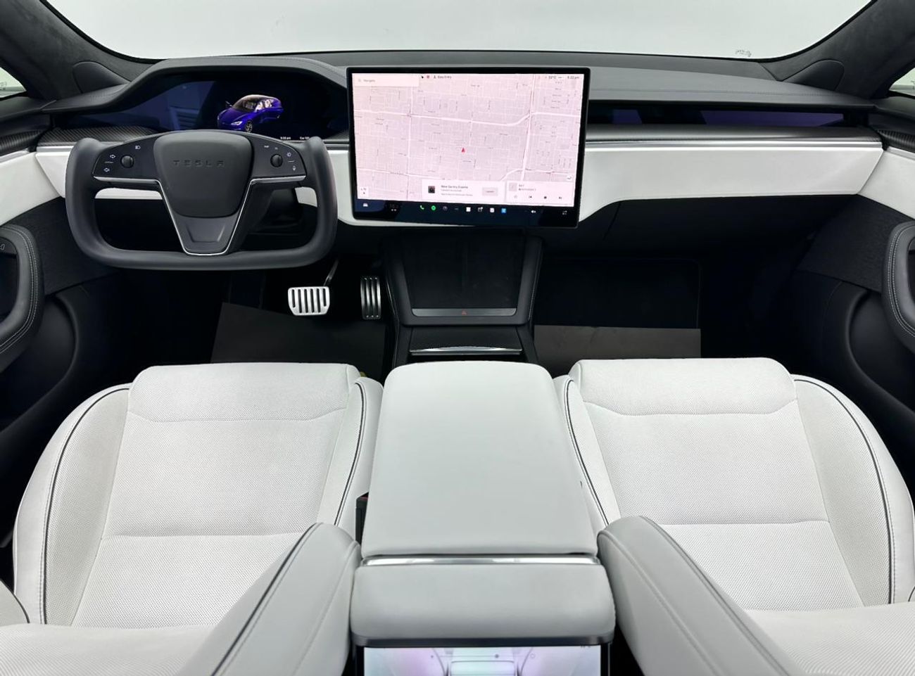 Tesla Model S Plaid (AWD) 2023 Tesla Model S Plaid, June/2027 Tesla Warranty, Tesla Full Service History, GCC