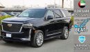 Cadillac Escalade 600 SUV Premium Luxury V8 6.2L , 2023 , 0Km , With 3 Years or 100K Km Warranty Exterior view