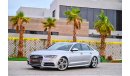 أودي S6 4.0L V8  | 2,135 P.M |  0% Downpayment  | Full Option | Spectacular Condition!