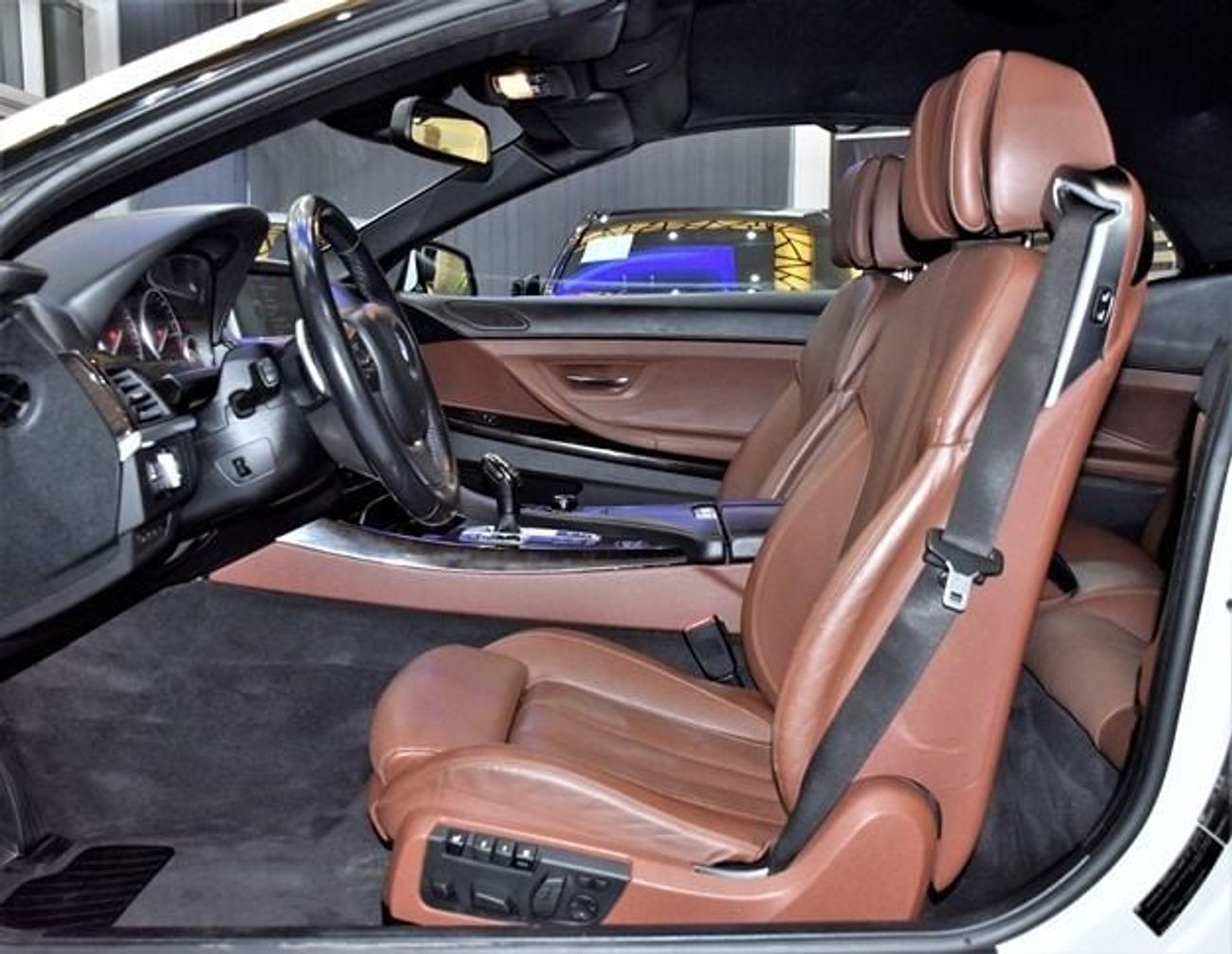 BMW 650i EXCELLENT DEAL for our BMW 650i CONVERTIBLE ( 2011 Model ) in White Color GCC Specs