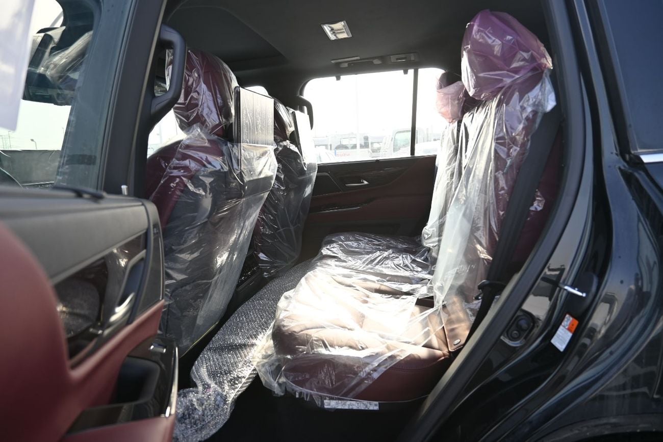 لكزس LX 700h Lexus LX700h Signature 3.5L Twin-Turbo + Hybrid V6, Model 2026, Color Black inside Red
