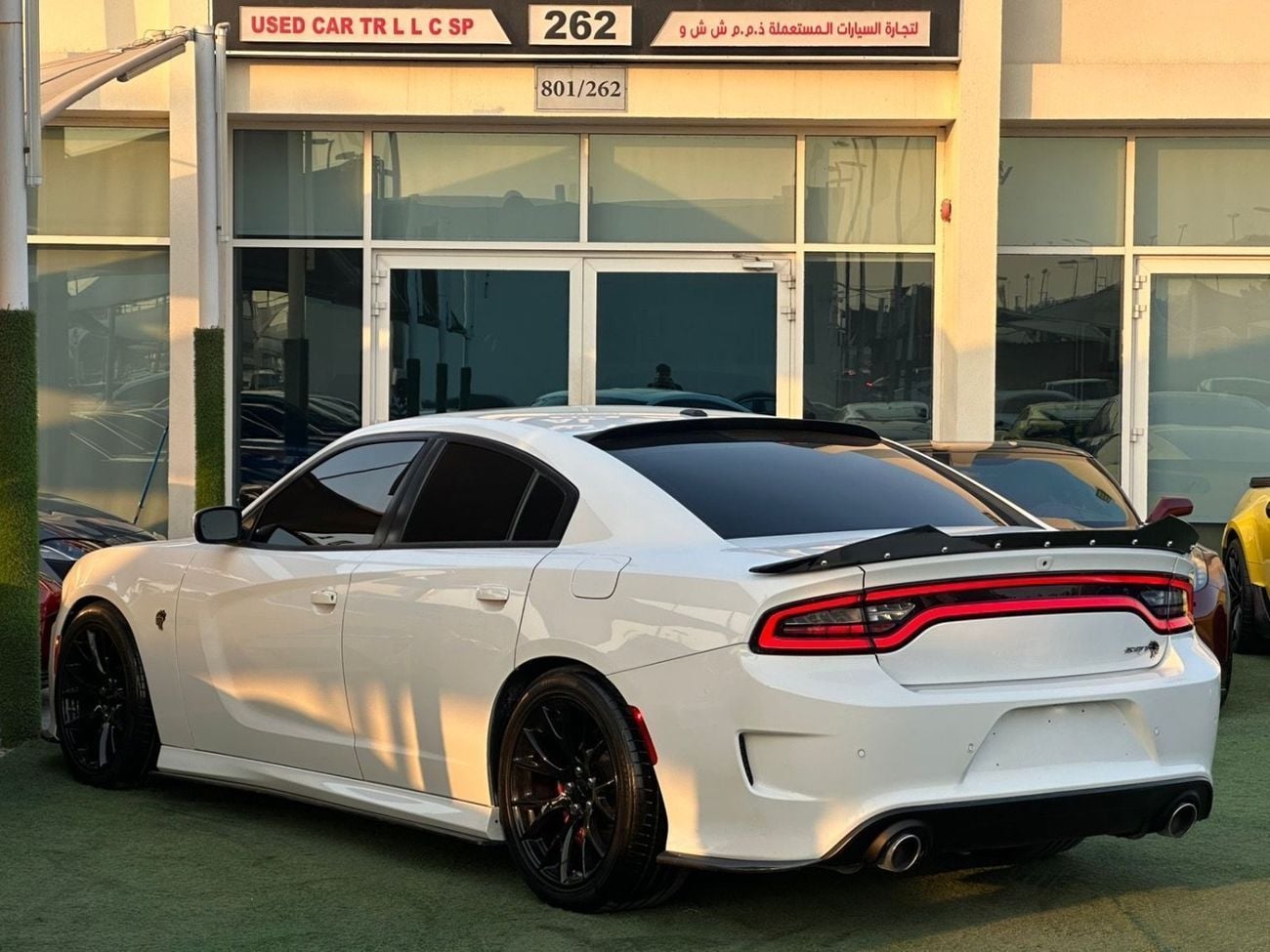 Dodge Charger SRT Hellcat 6.2L (707 HP) ‎‏DODGE CHARGER HELLCAT SRT GCC 2017 Original paint  ‎‏Zero accidents Full