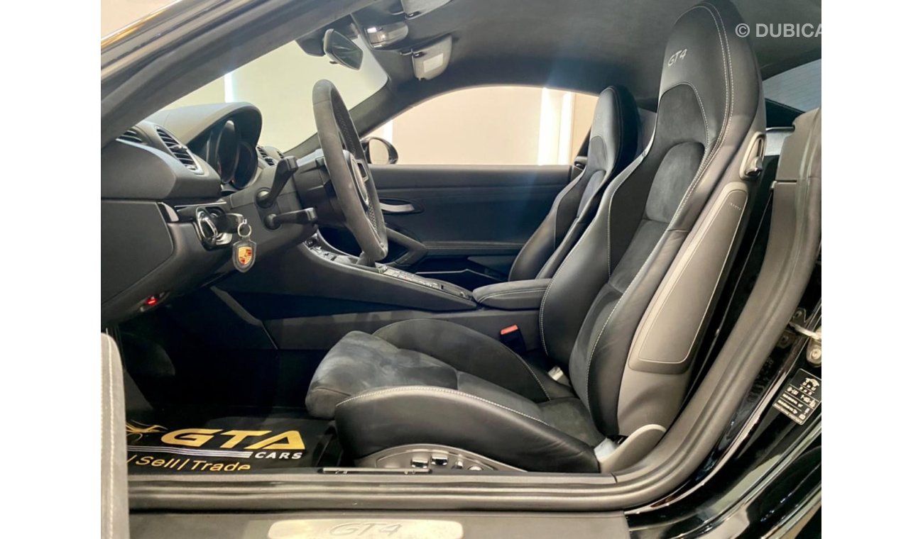 بورش كايمان جي تي ٤ 2020 Porsche GT4 Black Edition, Porsche warranty till 12/2022 Full-Service History, GCC