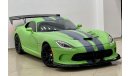 Dodge Viper 2016 Dodge Viper Srt10, Dodge Warranty-Service Contract-Service History, GCC