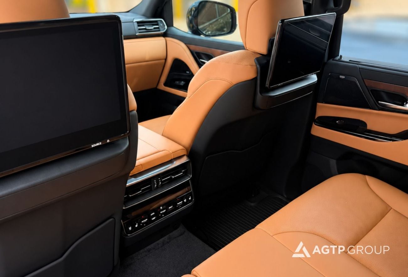 Lexus LX600 3.5L V6 Twin-Turbo Petrol | FULL OPTION | 4WD | Automatic | Canadian Specs | Black | Tan Leather Int