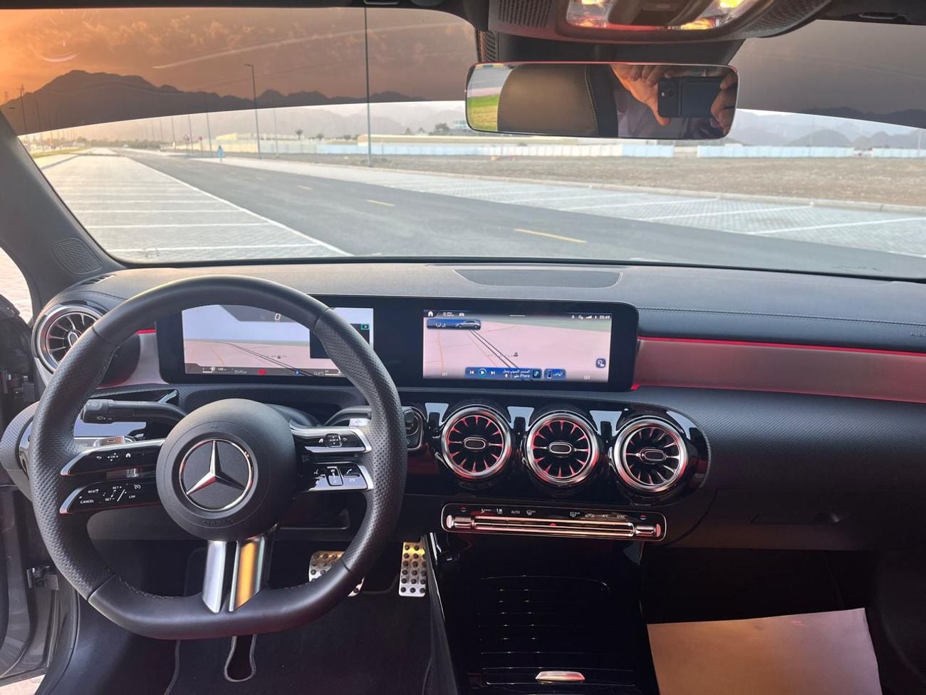 مرسيدس بنز A 200 AMG 2024 | GCC Specs | 18,000 KM | EMC Warranty & Service Package