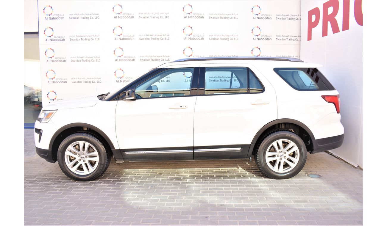 Ford Explorer 3.5L XLT V6 AWD 2018 GCC DEALER WARRANTY