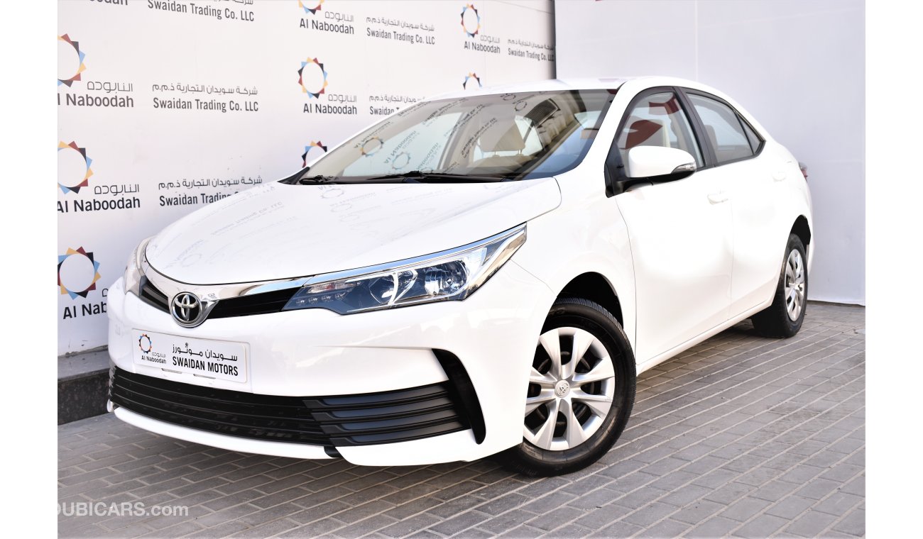 Toyota Corolla AED 1077 PM | 0% DP | 1.6 SE 2019 GCC DEALER WARRANTY