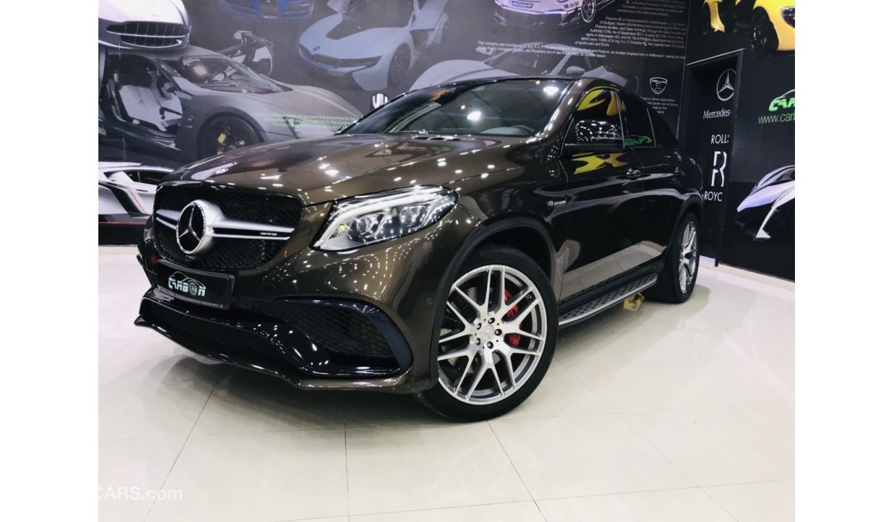 Mercedes-Benz GLE 63 AMG COUPE  4MATIC - 2016 - GCC - UNDER WARRANTY ( 4,500 AED PER MONTH )