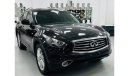 Infiniti QX70 Luxury GCC .. Full Options .. V6 .. NAV .