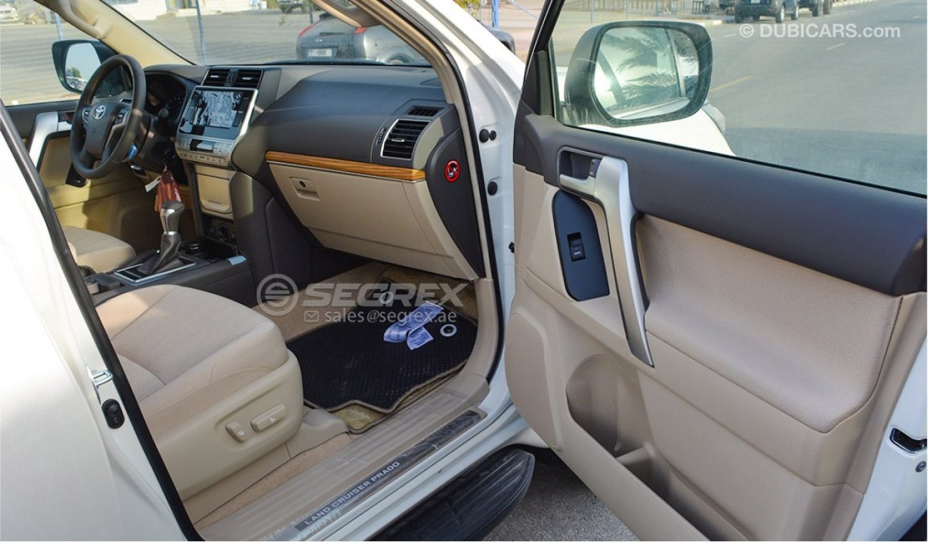 Toyota Prado 21YM 2.7L PETROL,A/T VX ,Sunroof, 2 electric seats ,Black/Black available -اسود متوفر