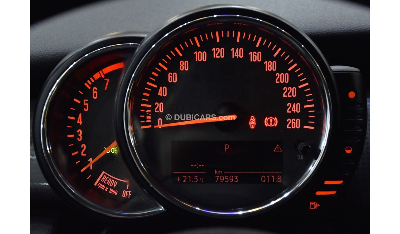 Mini Cooper EXCELLENT DEAL for our Mini Cooper ( 2015 Model ) in Blue Color GCC Specs