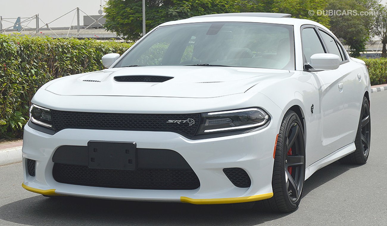 Dodge Charger Hellcat 2018, V8 6.2L 0km, GCC Specs with 3 Years or 100K km Warranty