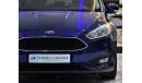 فورد فوكاس FULL SERVICE HISTORY!LOW MILEAGE Ford Focus 2015 Model!! in Blue Color! GCC Specs