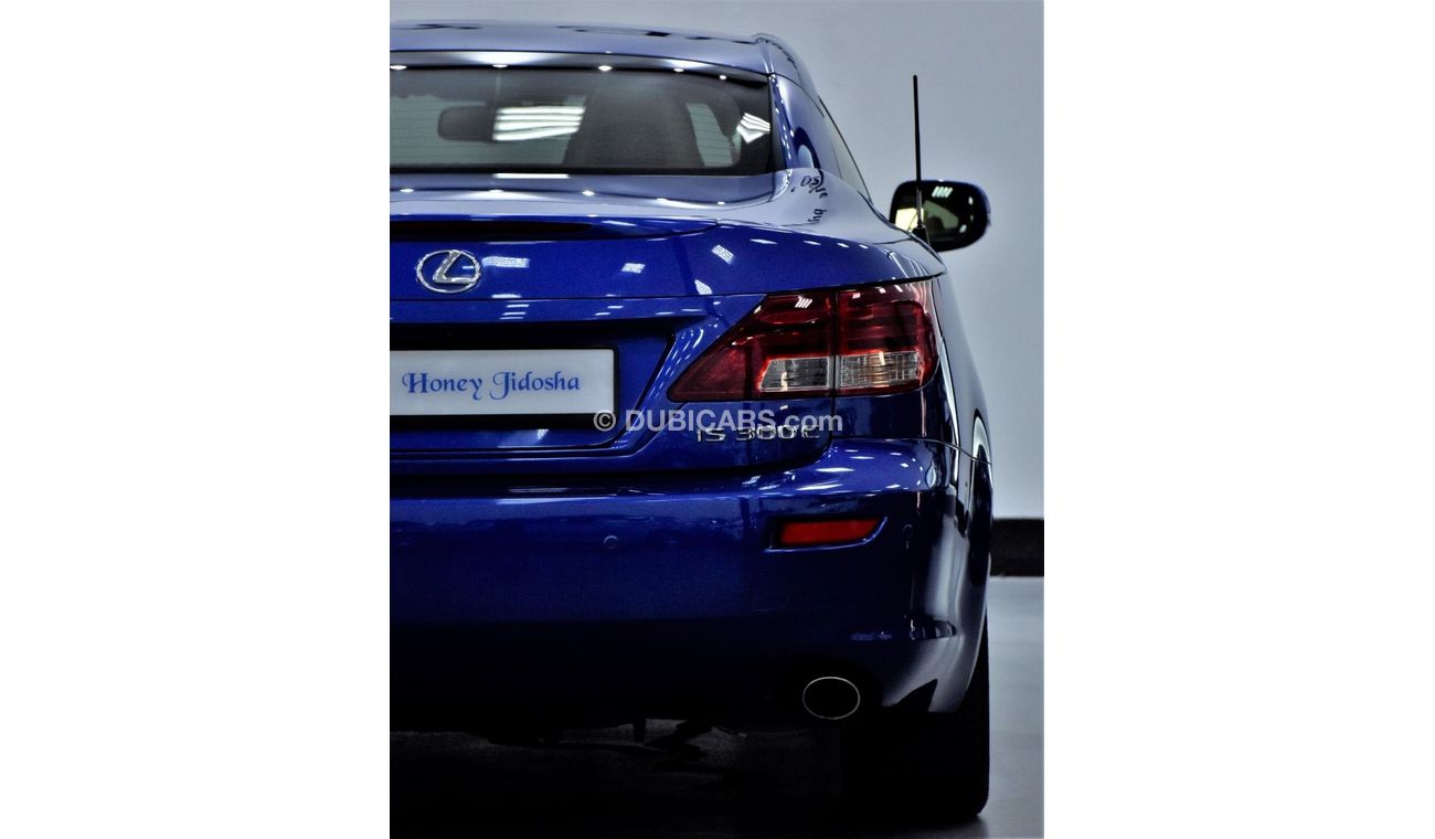 Lexus IS300 EXCELLENT DEAL for our Lexus IS 300C ( 2013 Model ) in Blue Color GCC Specs