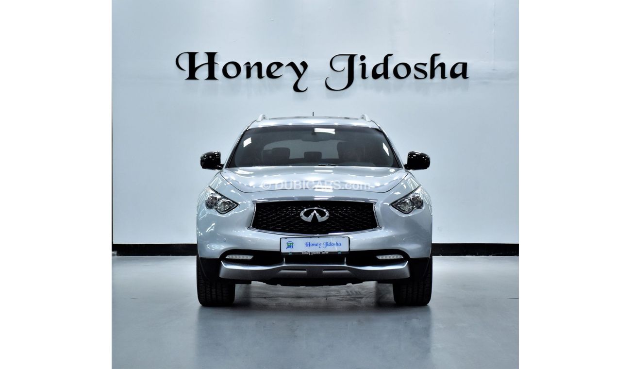 Infiniti QX70 EXCELLENT DEAL for our Infiniti QX70 Limited ( 2018 Model ) in Silver Color GCC Specs