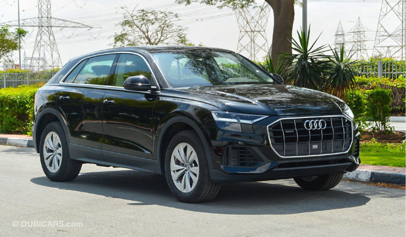 Audi Q8 2020YM Quattro 3,0 TFSI. 340 h.p. Automatic ,For local +10%- white available- الى جميع الوجهات