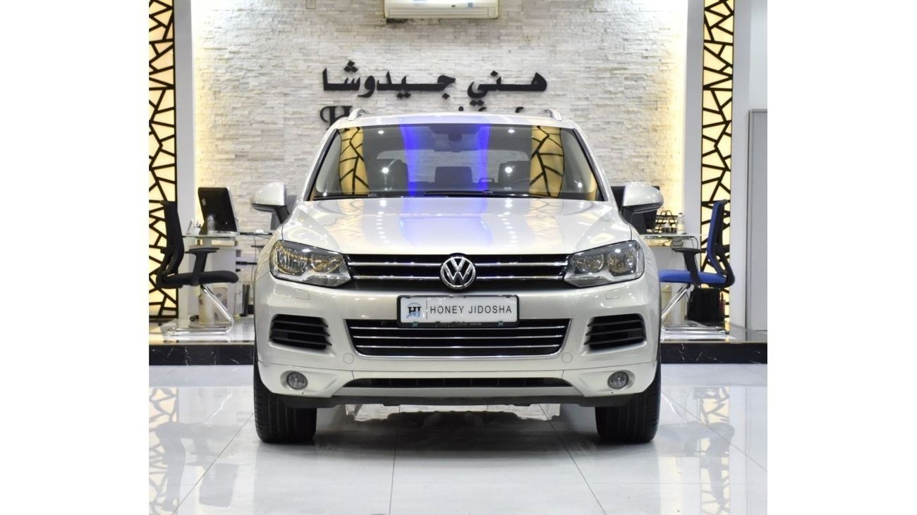 Volkswagen Touareg EXCELLENT DEAL for our Volkswagen Touareg ( 2014 Model ) in Beige Color GCC Specs