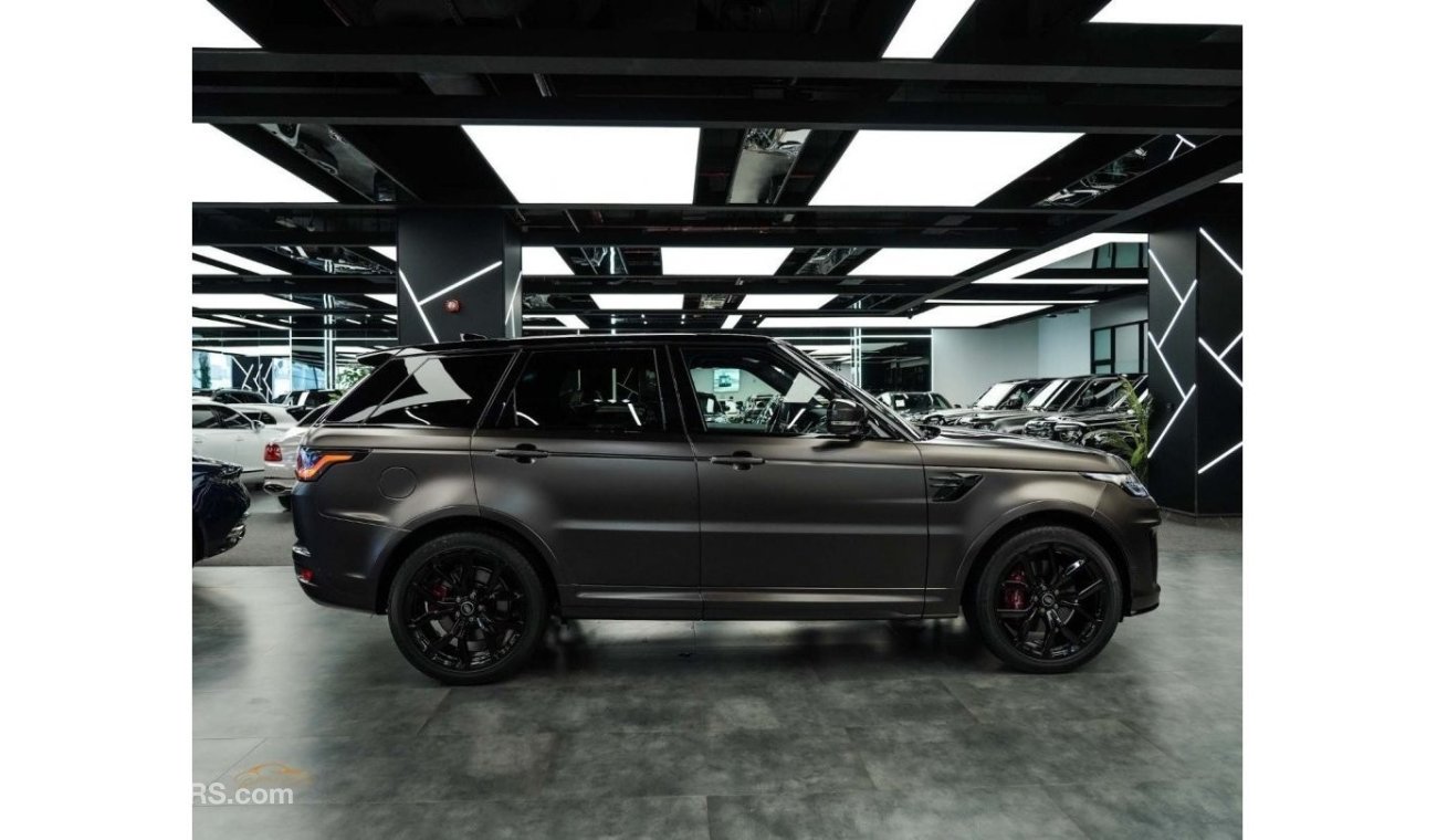 Land Rover Range Rover Sport SVR 2022 | ZERO KM | RANGE ROVER SPORT SVR | MATTE BROWN - CARBON FIBER | WARRANTY