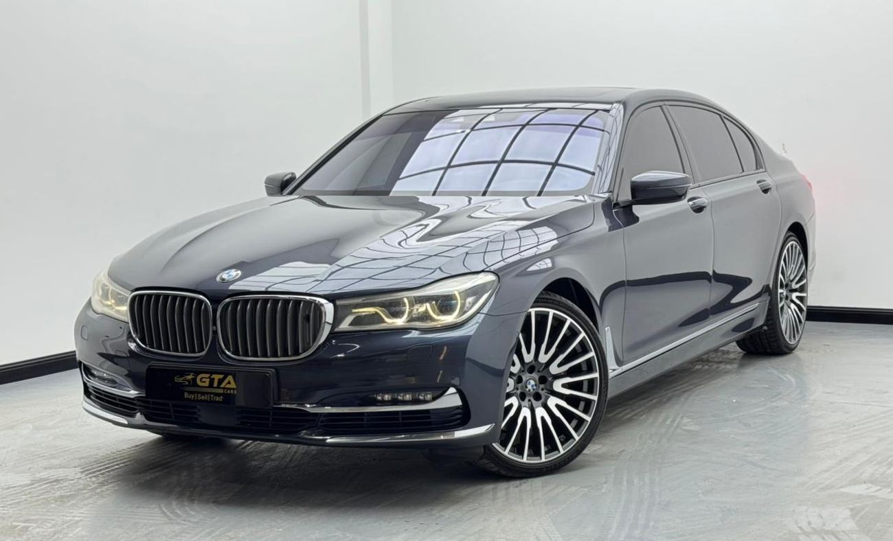 بي أم دبليو 750Li xDrive 4.4L (523 HP) 2016 BMW 750Li xDrive, Full Service History, Excellent Condition, GCC
